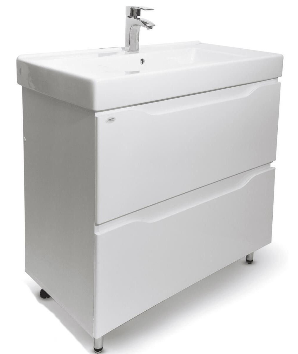 Dulap cu lavoar Mashtab Print 2 Sava 11579 White 90cm