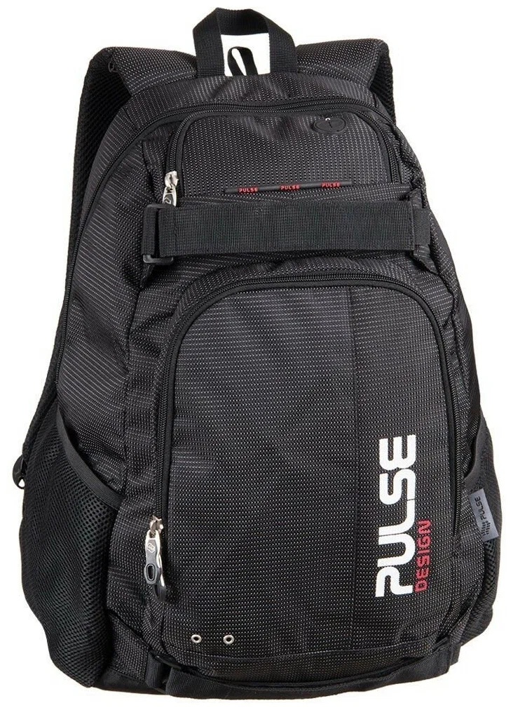 Rucsac școlar Pulse Scate Black