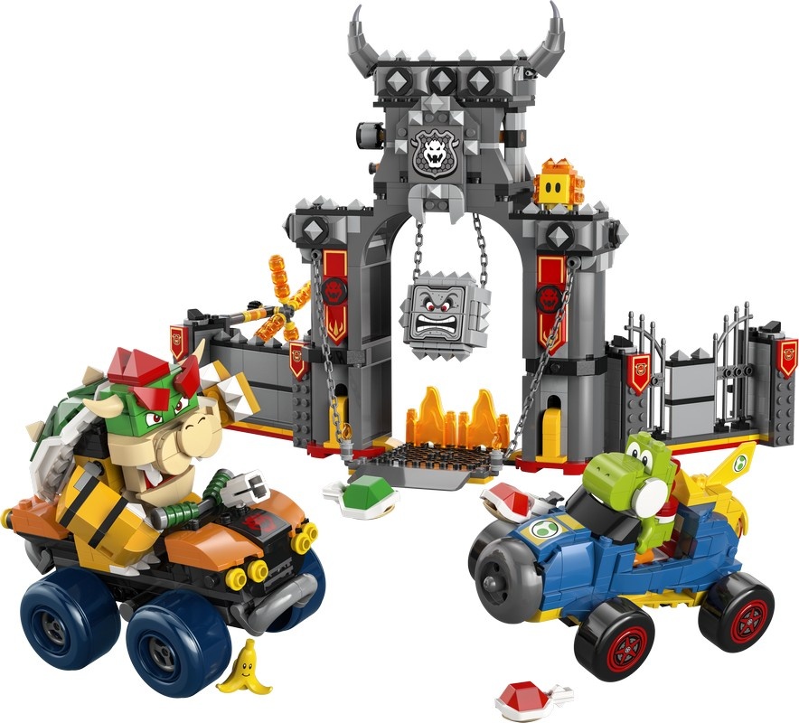 Set de construcție Lego Super Mario: Mario Kart - Bowsers Castle (72039)