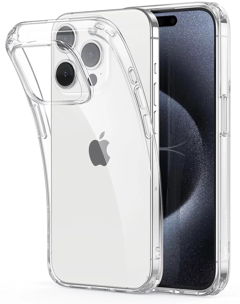 Husa de protecție Helmet TPU Soft iPhone 15 Pro Clear (HMTCTIP15PSC)