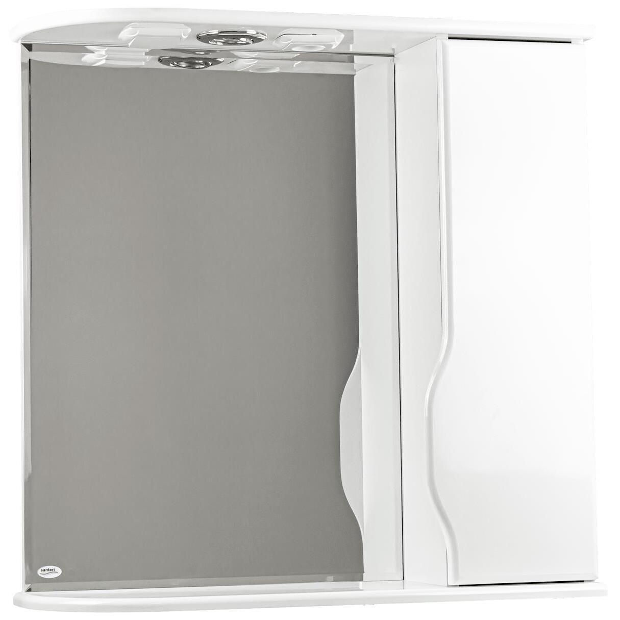 Dulap cu oglindă Mashtab Print 9368 700x200x720mm White