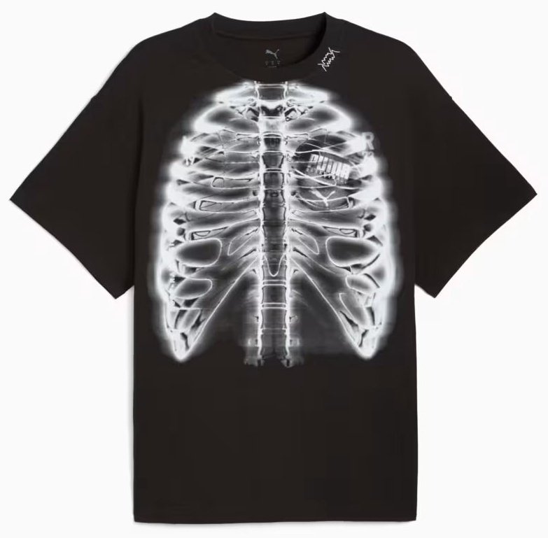 Tricou bărbătesc Puma Hooptopia Hoopray Vision Puma Black, s.M