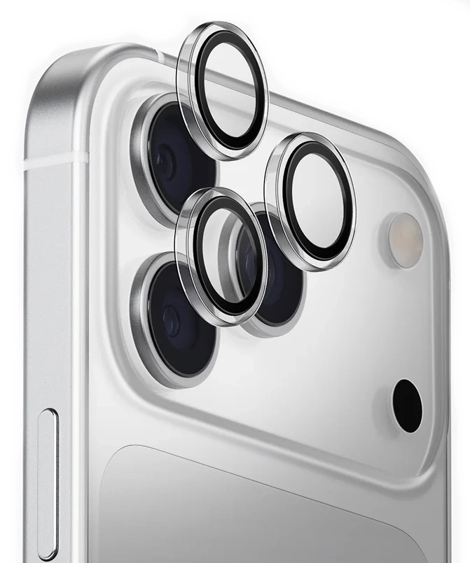 Sticlă de protecție pentru camera smartphone-ului Uniq Camera Lens Protector for iPhone 17 Pro/17 Pro Max Clear