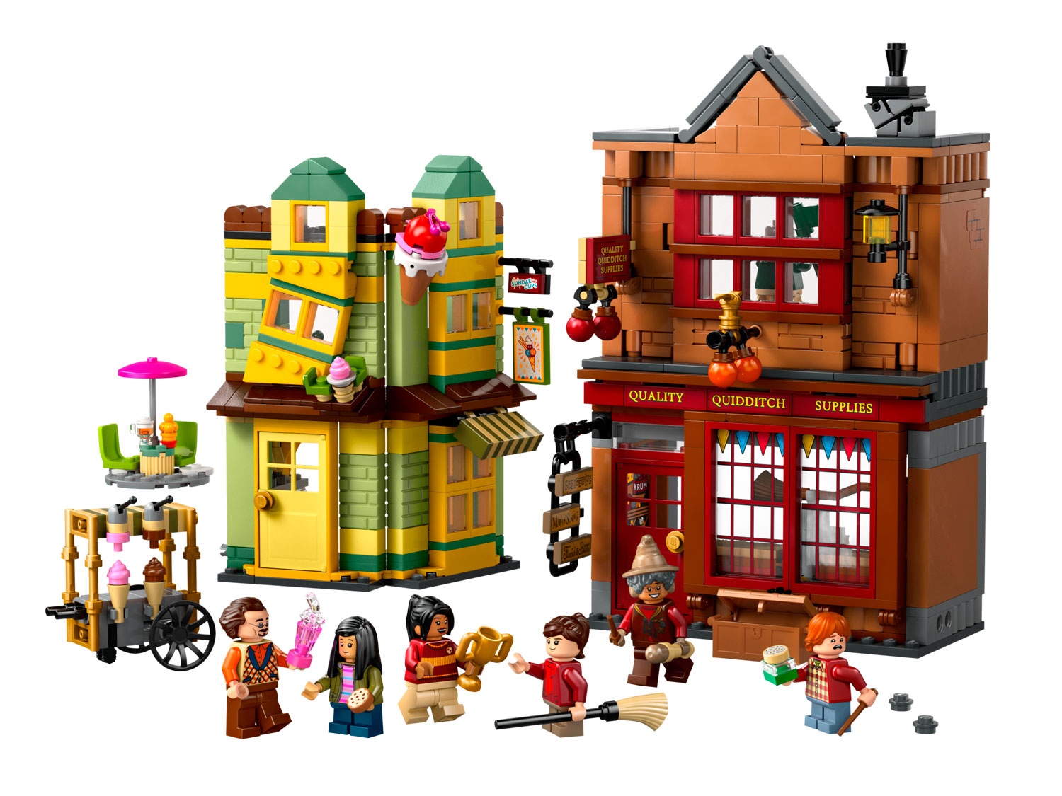 Lego Harry Potter Quality Quidditch Supplies & Ice Cream Parlour
