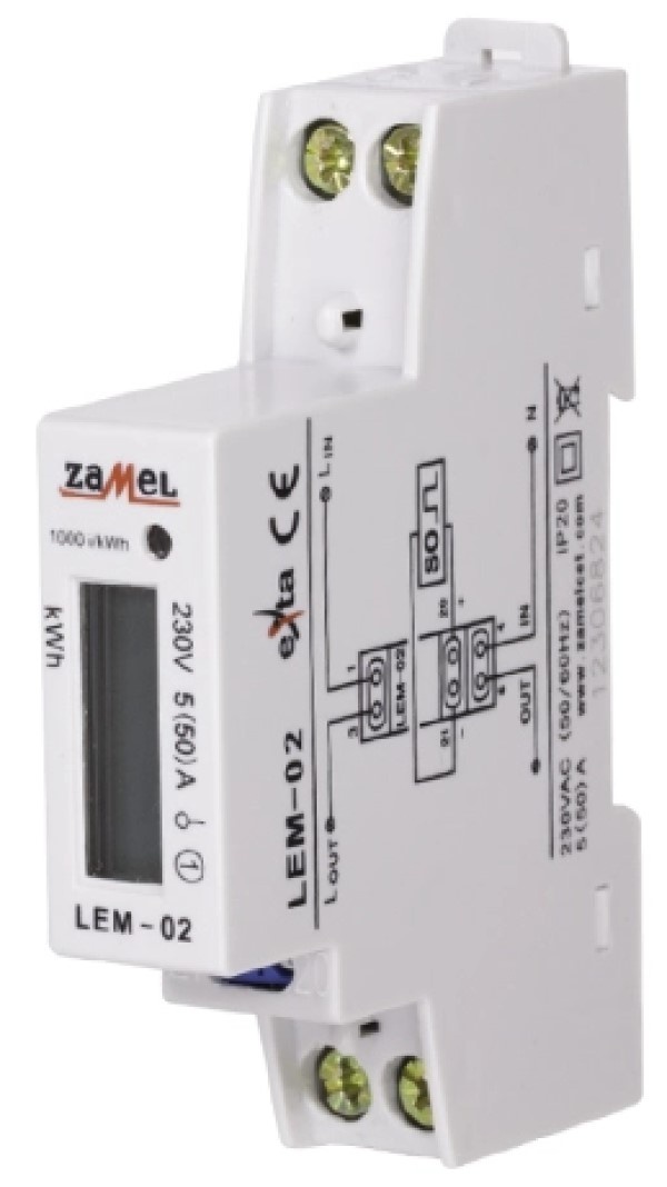 Contor electric Zamel LEM02