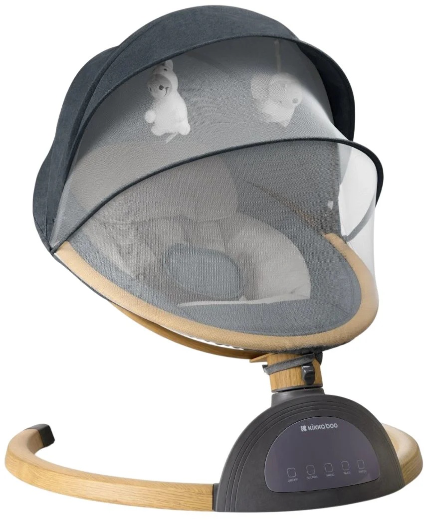 Leagăn electric Kikka Boo Ashlee 2025 Dark Grey (3800171217286)