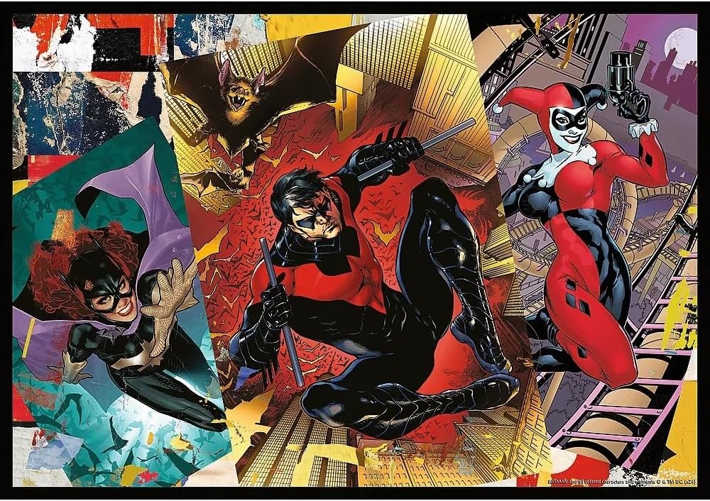 Puzzle Trefl 4x250 Batman in action (13310)