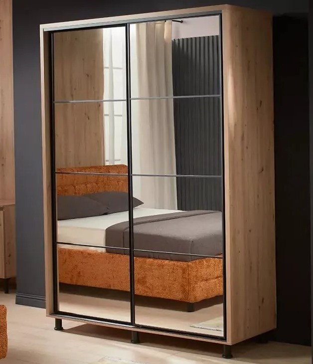 Dulap cu uşi glisante Ambianta Torino Mirror 1.4m Artisan