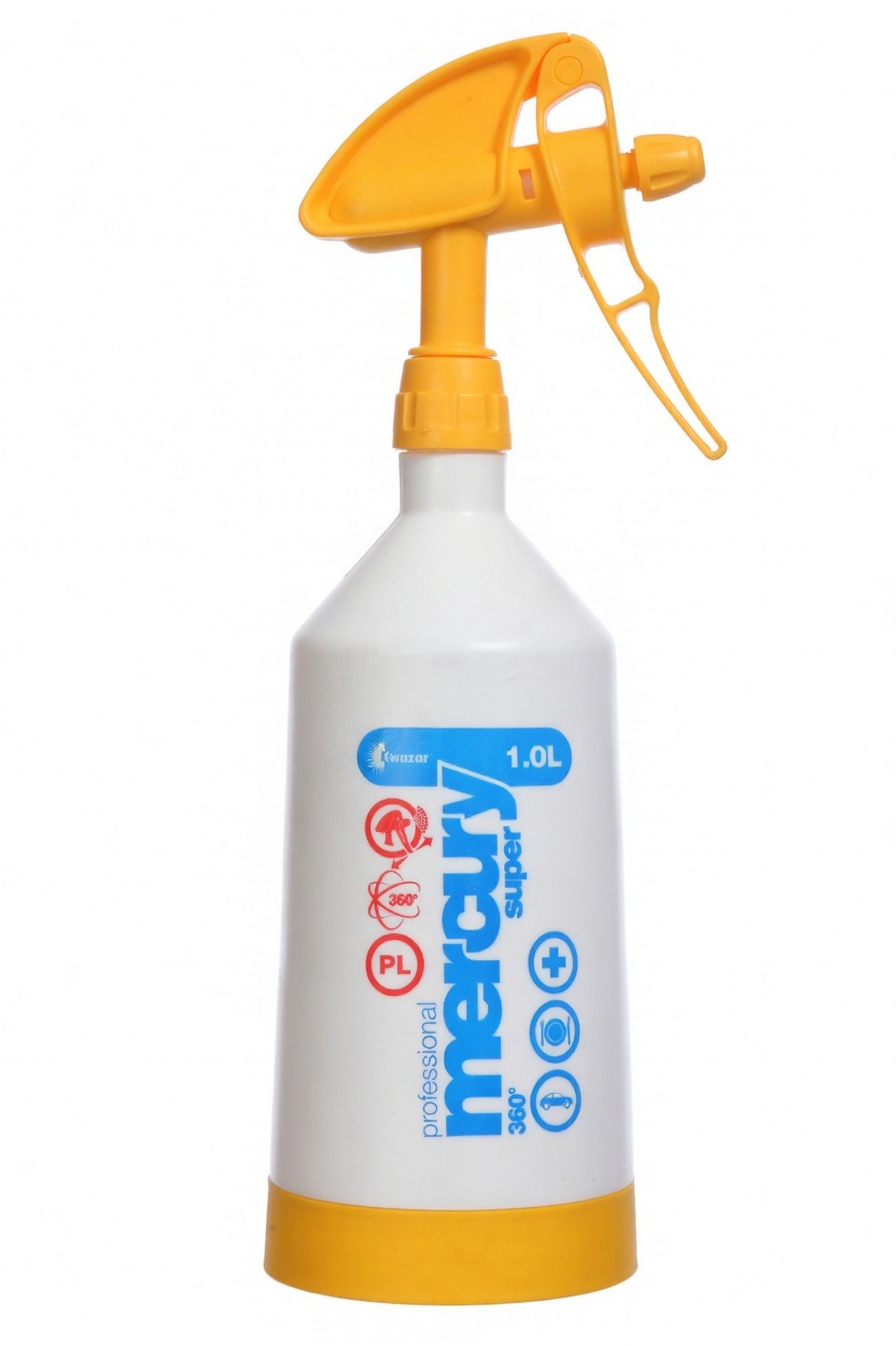Kwazar - Mercury Super Pro+ Flacone spray giallo VITON a 360 gradi da 1