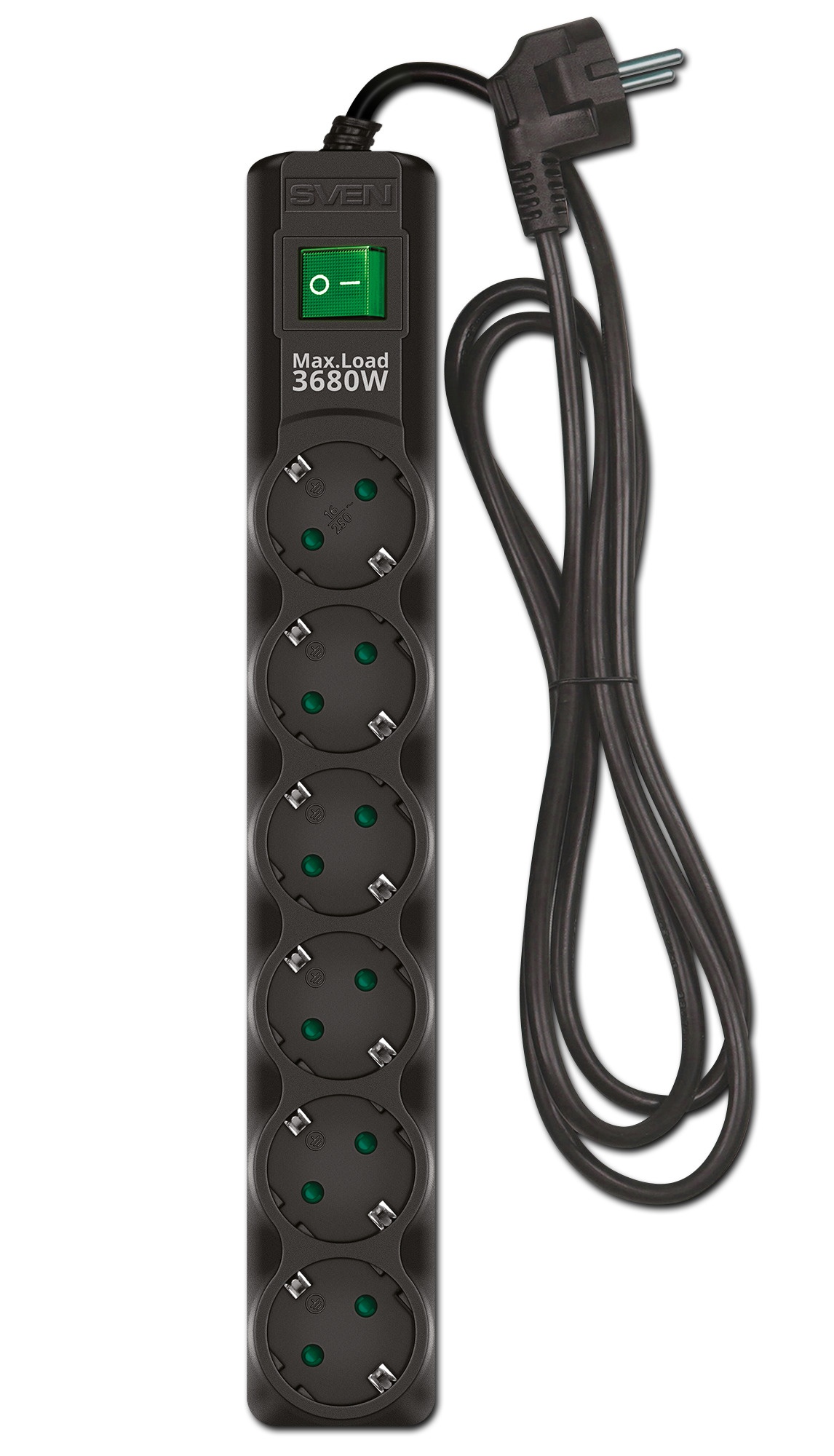 Protecţie împotriva supratensiunii Sven SF-06E-16 3m Black