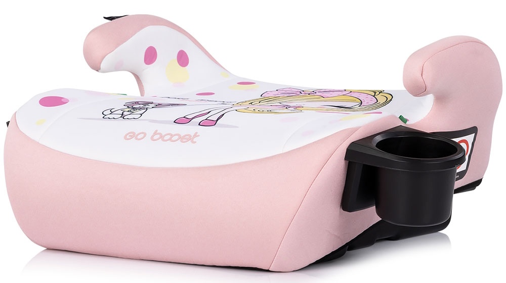 Scaun auto pentru copii Chipolino Go Boost Best Friend Dog I-SIZE 125-150cm Pink (SDKGB02607FG)