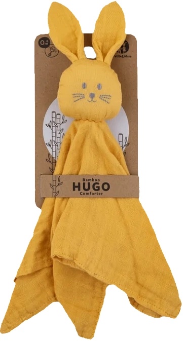 Jucărie-pătură Petite&Mars Hugo Intense Ochre (416819)