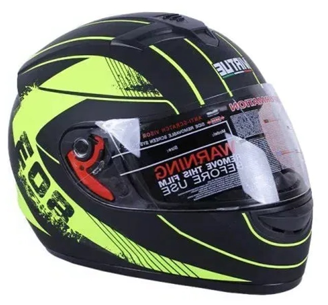 Cască pentru motocicletă Virtule MD-803 Matt Black/Yellow, s.M