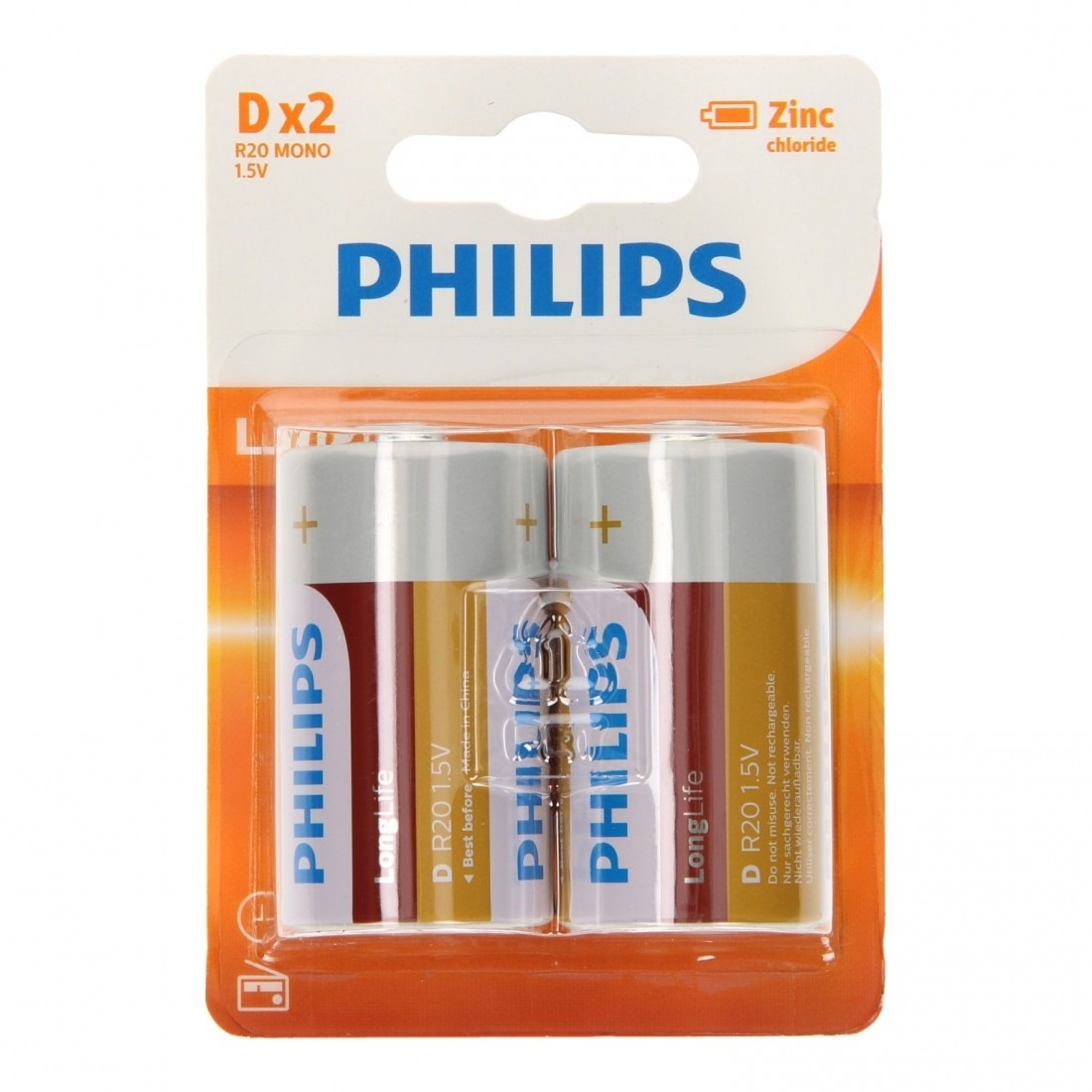 Baterie Set baterii Philips LongLife R20/D1.5V — cumpără în Moldova ...