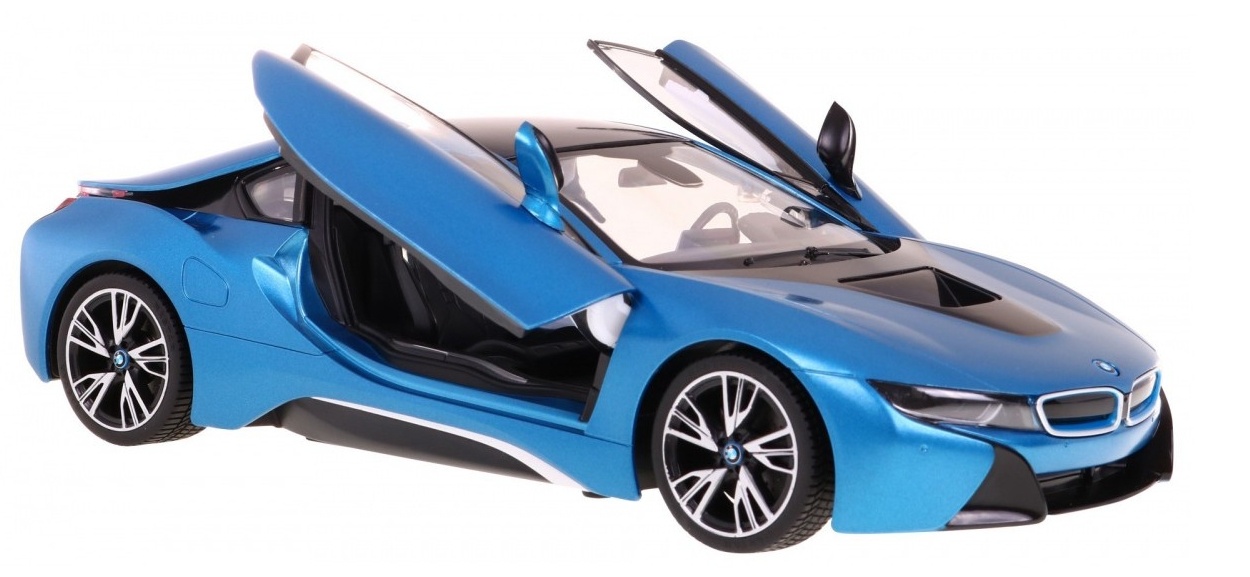 Jucărie teleghidată Rastar 1:14 BMW i8 Blue (71000)