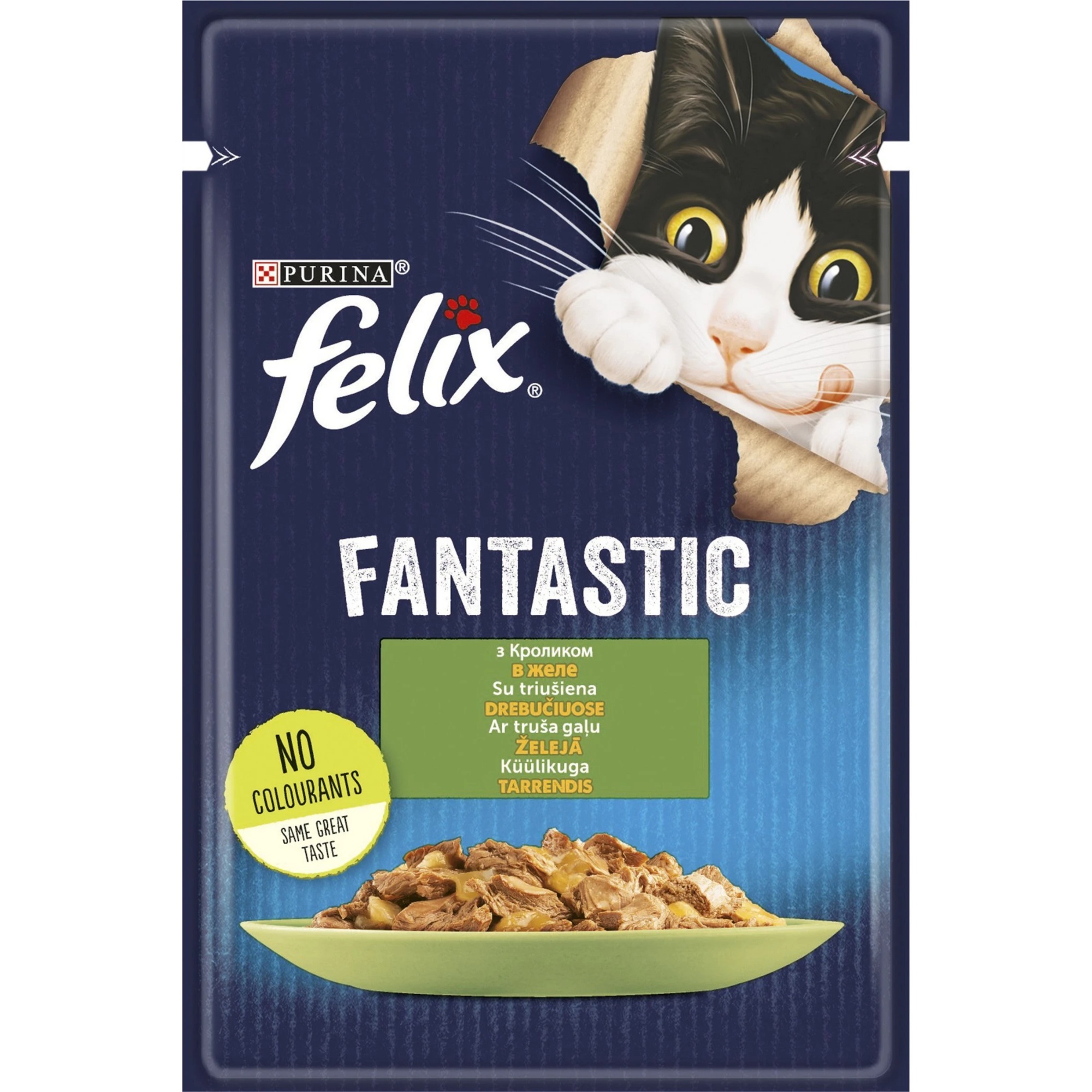 Felix A Little Rabbit Влажный корм для кошек Purina Felix Fantastic Rabbit 26x85g – купить в ...