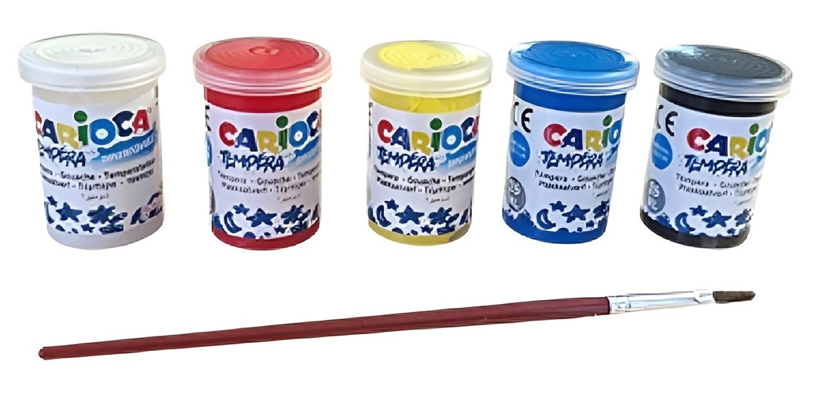Vopsele de artă Carioca Tempera 5x25ml (56981)