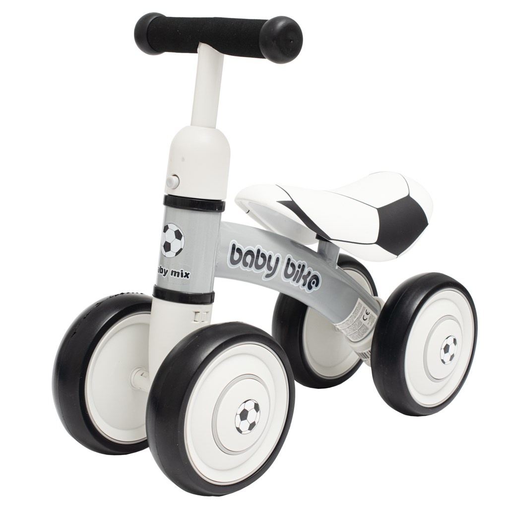 Bicicleta fără pedale Baby Mix Football Black White (51009)
