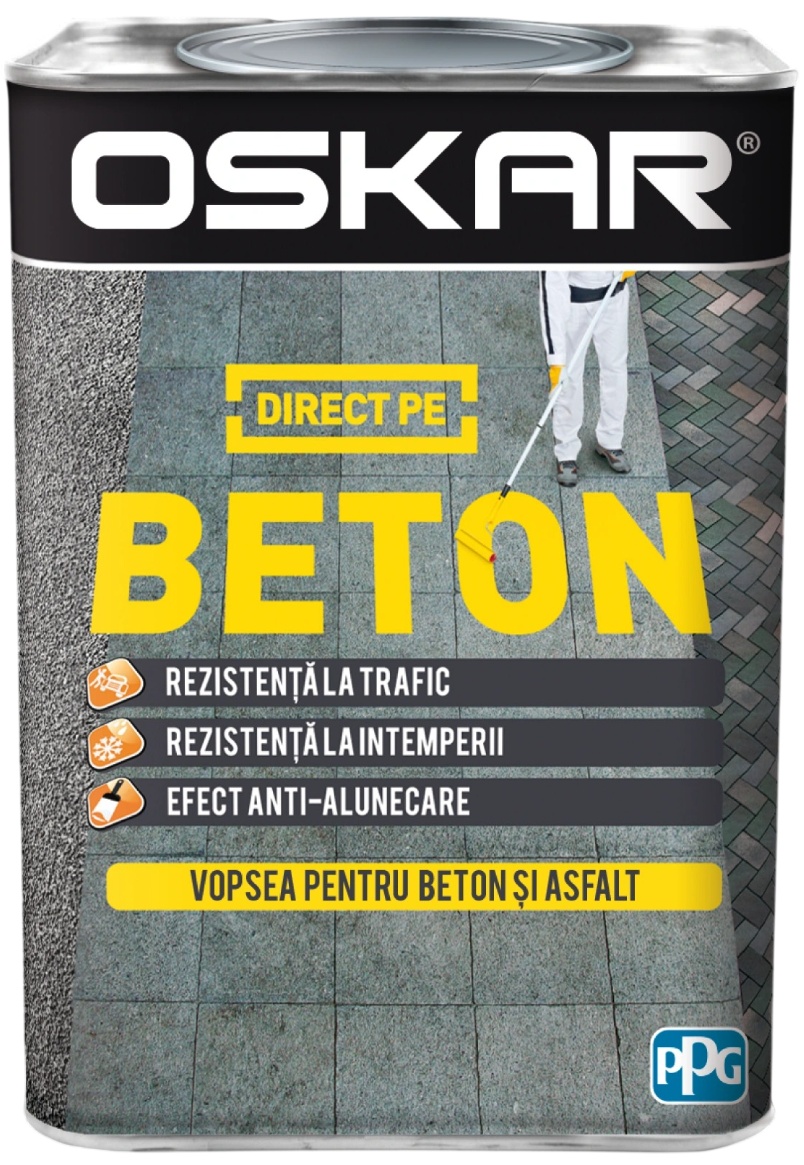 Smalț Oskar Beton Light gray 2.5L (CG441708)