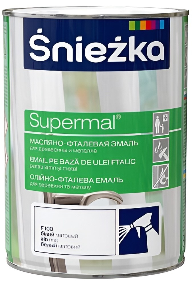 Smalț Sniezka Supermal Mat F100 0.8L