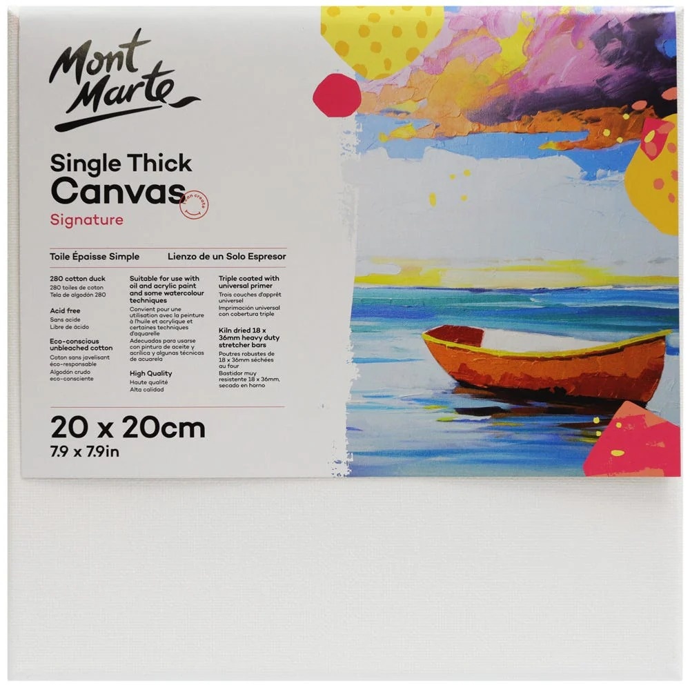 Pânză pt pictura Mont Marte 20x20cm (CSST2020)
