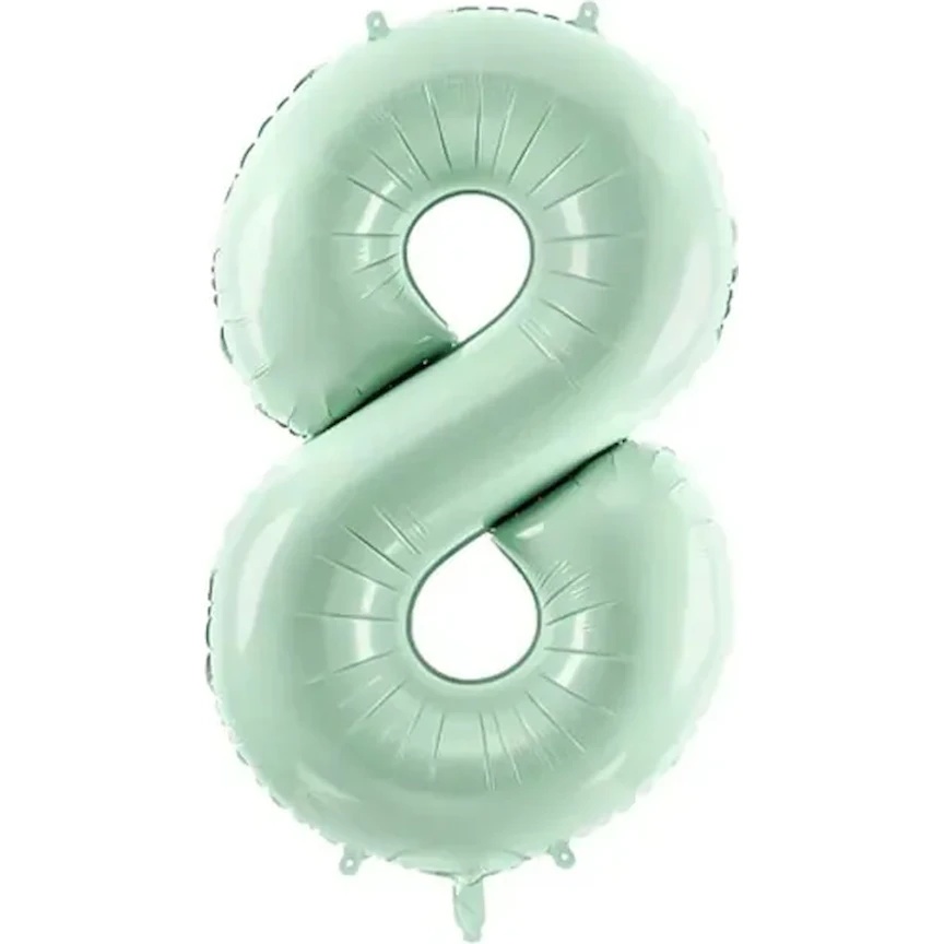 Balon PartyDeco Number 8 72cm Mint (FB230G-8-012) – cumpără în Chișinău ...