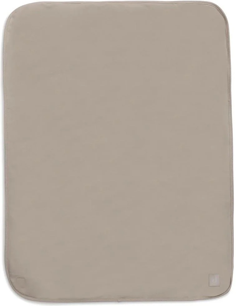 Plapumă pentru bebeluși Jollein Basic Jersey Sherpa 75x100cm Warm Sand (516-511-68130)