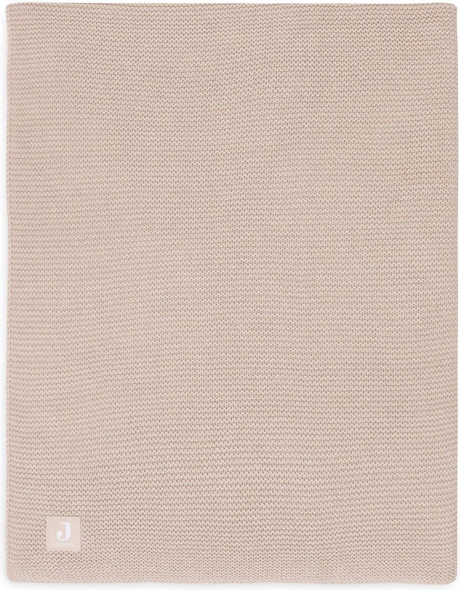 Plapumă pentru bebeluși Jollein Basic Knit 100x150cm Wild Rose (516-522-67067)