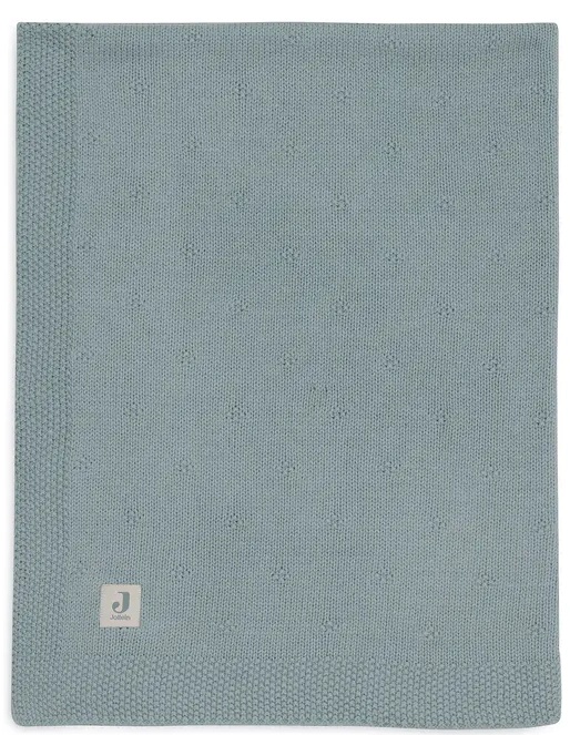 Plapumă pentru bebeluși Jollein Cosy Knit 100x150cm Sea Green (516-522-68032)