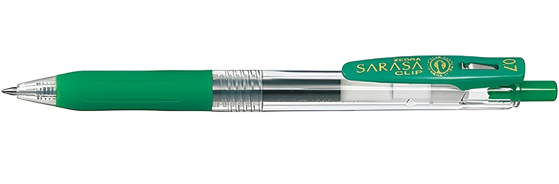 Pix cu gel Zebra Sarasa Clip 0.7mm Green (56049)