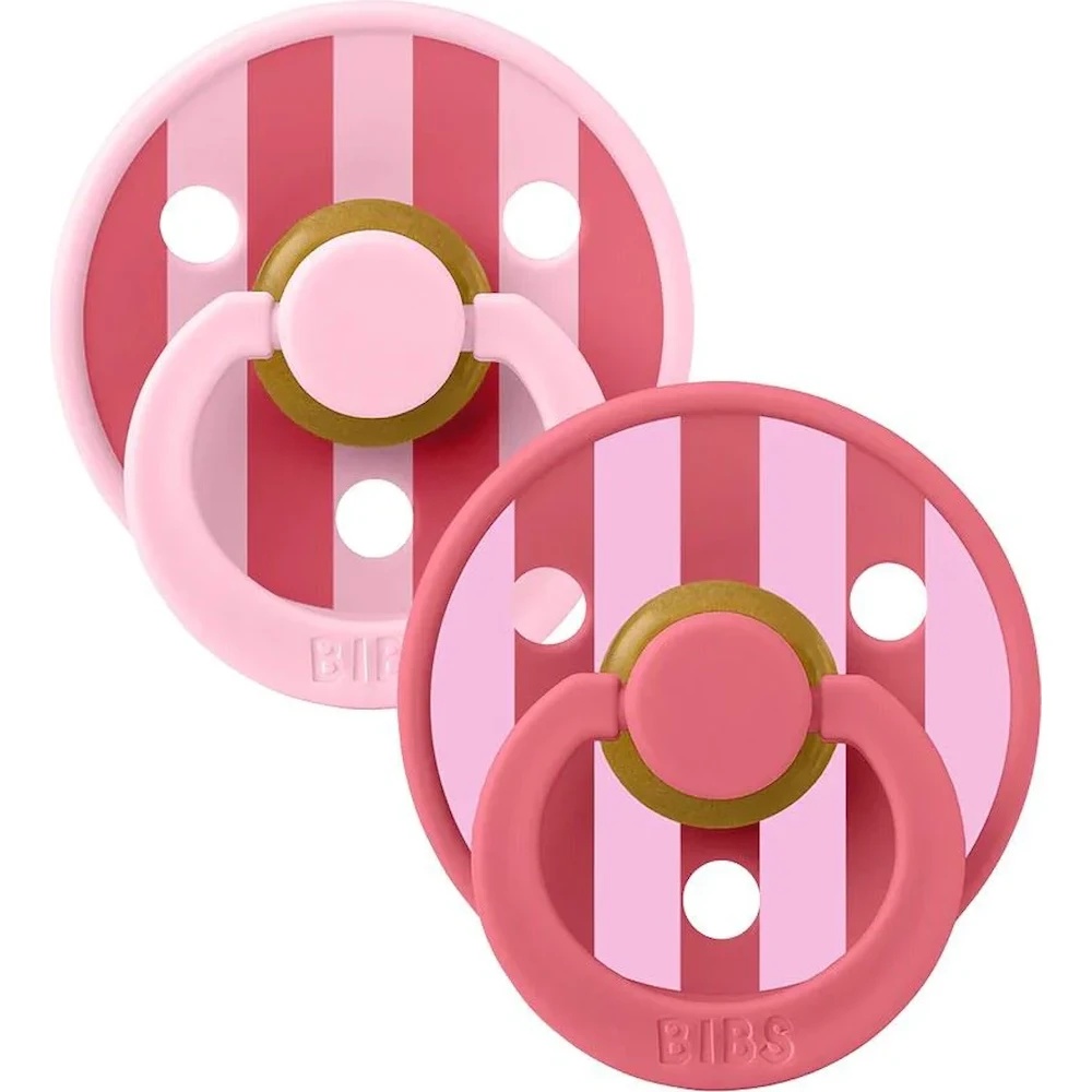 Suzeta BIBS Latex Baby Pink Coral Mix (11022)