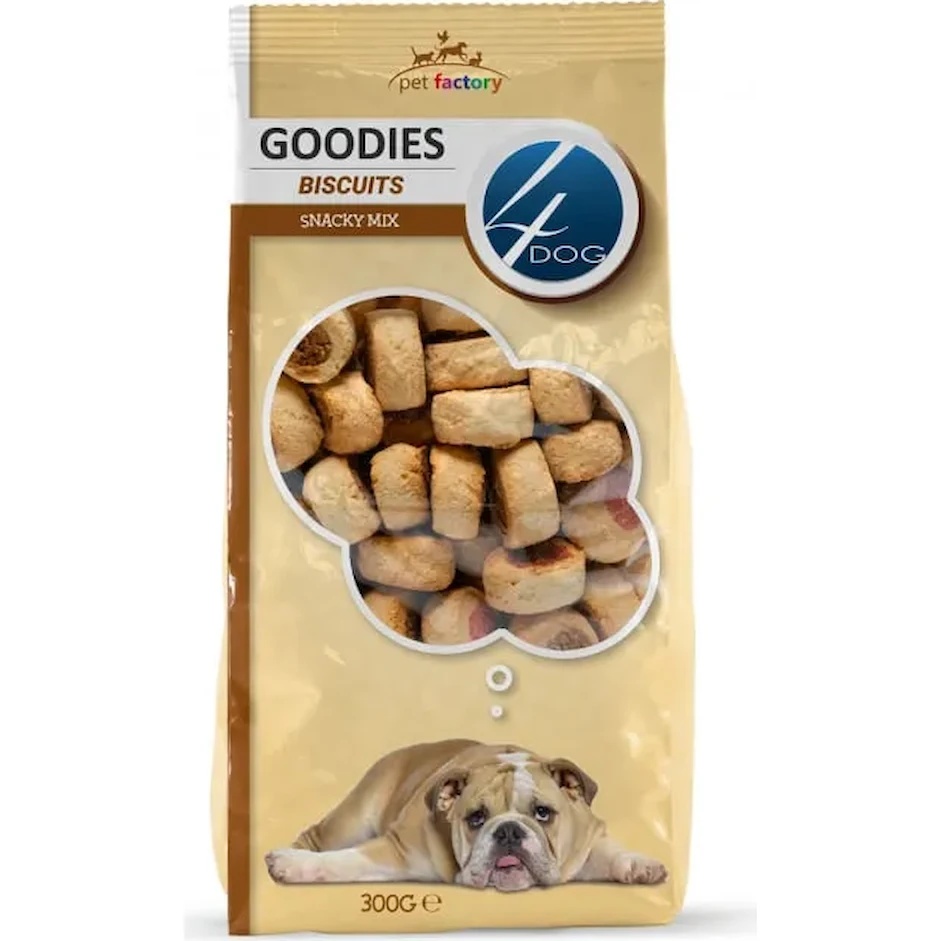 Snackuri pentru câini 4Dog Biscuits Snacky Mix 300g