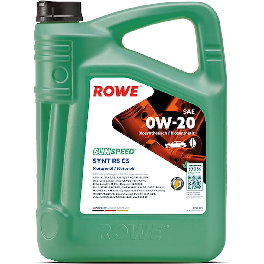Ulei de motor Rowe Sunspeed Synt RS Longlife IV 0W-20 5L