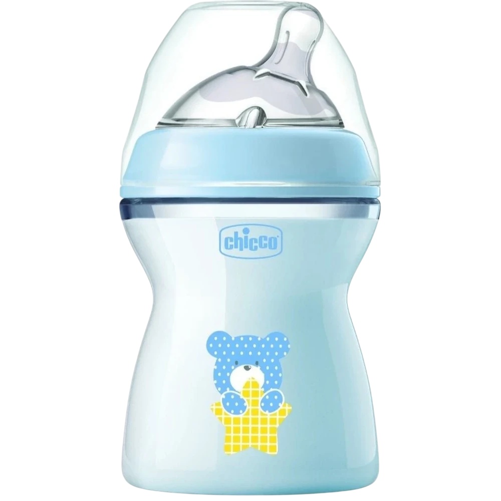 Biberon pentru bebeluș Chicco Natural Feeling 250ml 2m+ Bear&Star