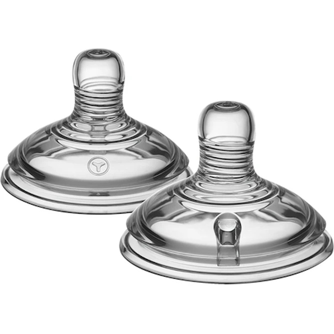 Tetină pentru biberon Tommee Tippee Closer to Nature 6m 2pcs (TT0197)