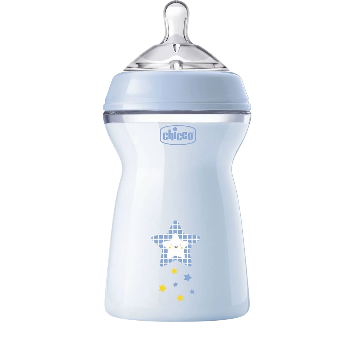 Biberon pentru bebeluș Chicco Natural Feeling 300ml 6m+ Star