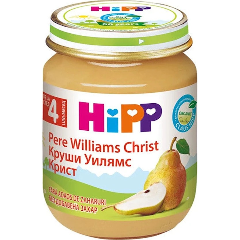 Piure pentru copii HiPP Pear Williams Christ 125g (4262)