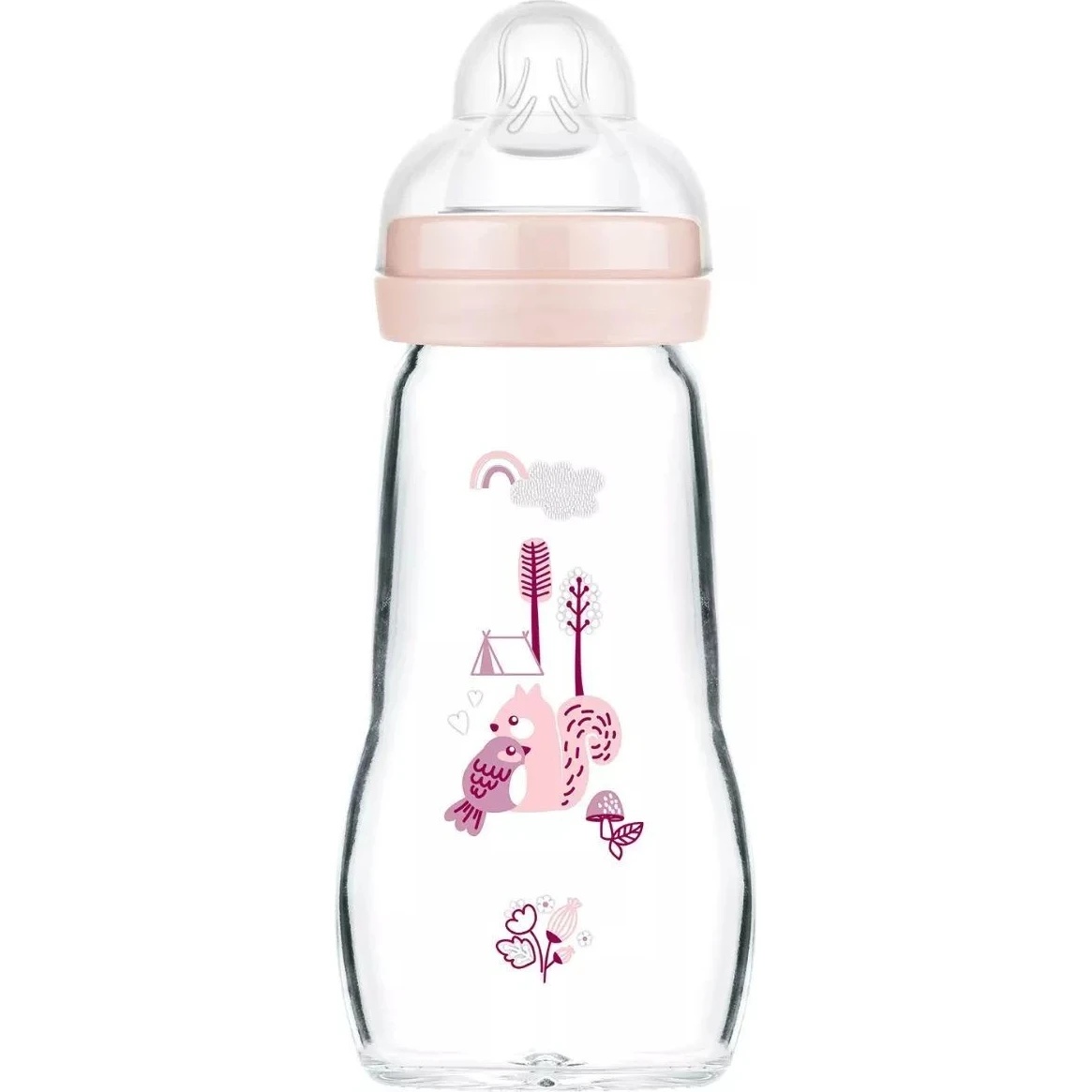 Biberon pentru bebeluș Mam Feel Good Forest Girl 260ml (MA.121332)