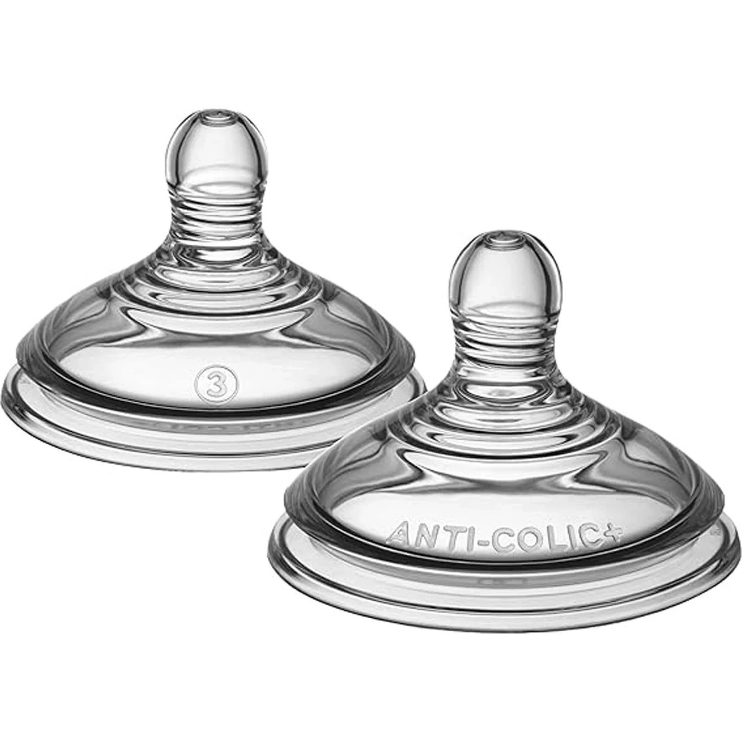 Tetină pentru biberon Tommee Tippee Advanced Anti-Colic 6m+ 2pcs (TT0189)