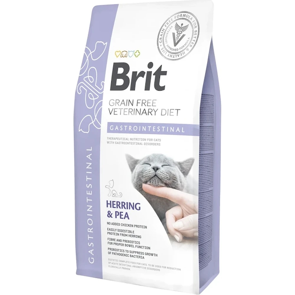 Hrană uscată pentru pisici Brit Grain Free Veterinary Diet Gastrointestinal 2kg