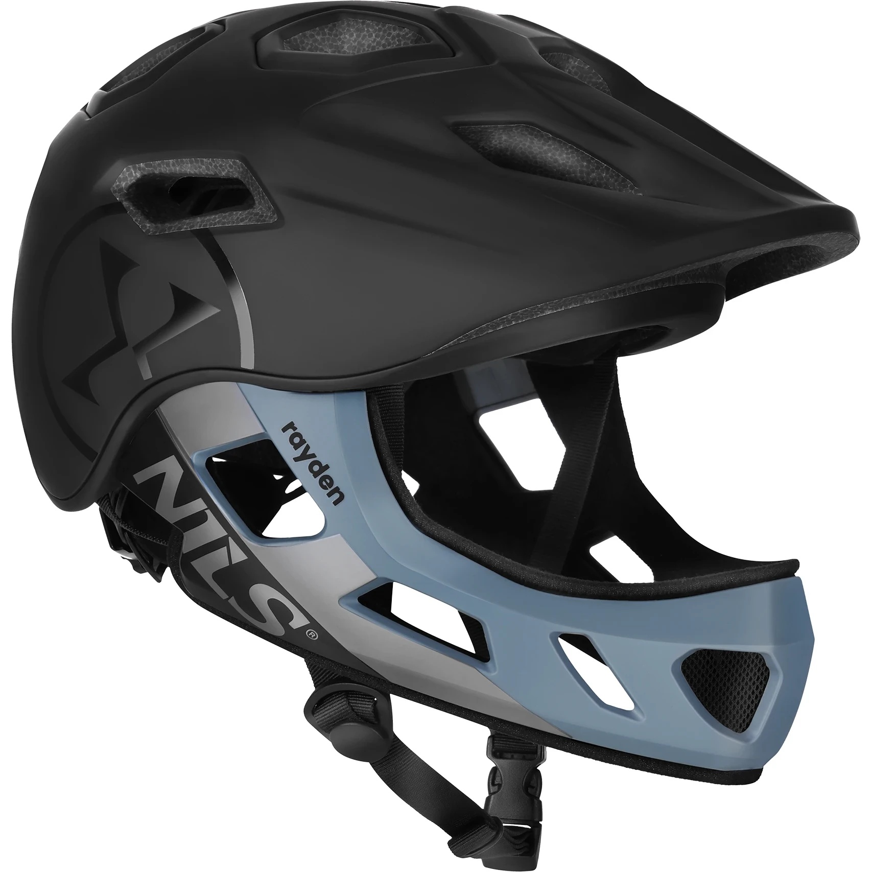 Cască Nils Extreme Rayden, s.S 52-56 Black Grey (MT401)