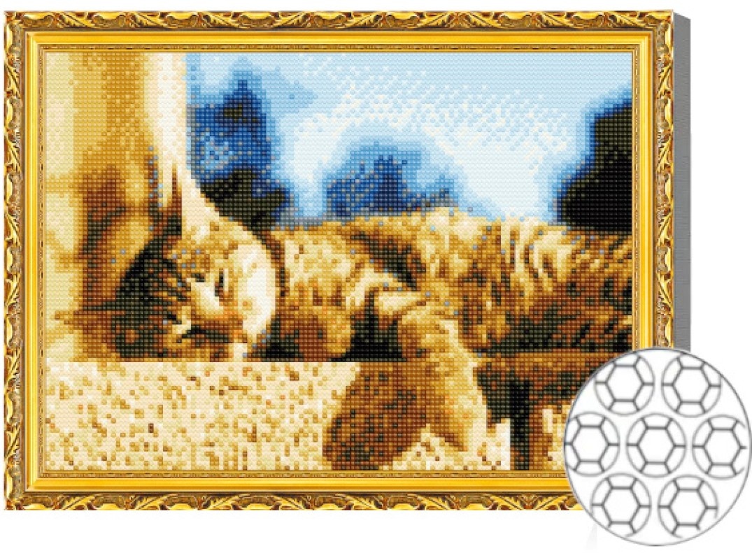 Mozaic cu diamante Art Gallery Premium Sleeping Cat 30x40cm (GB81390)