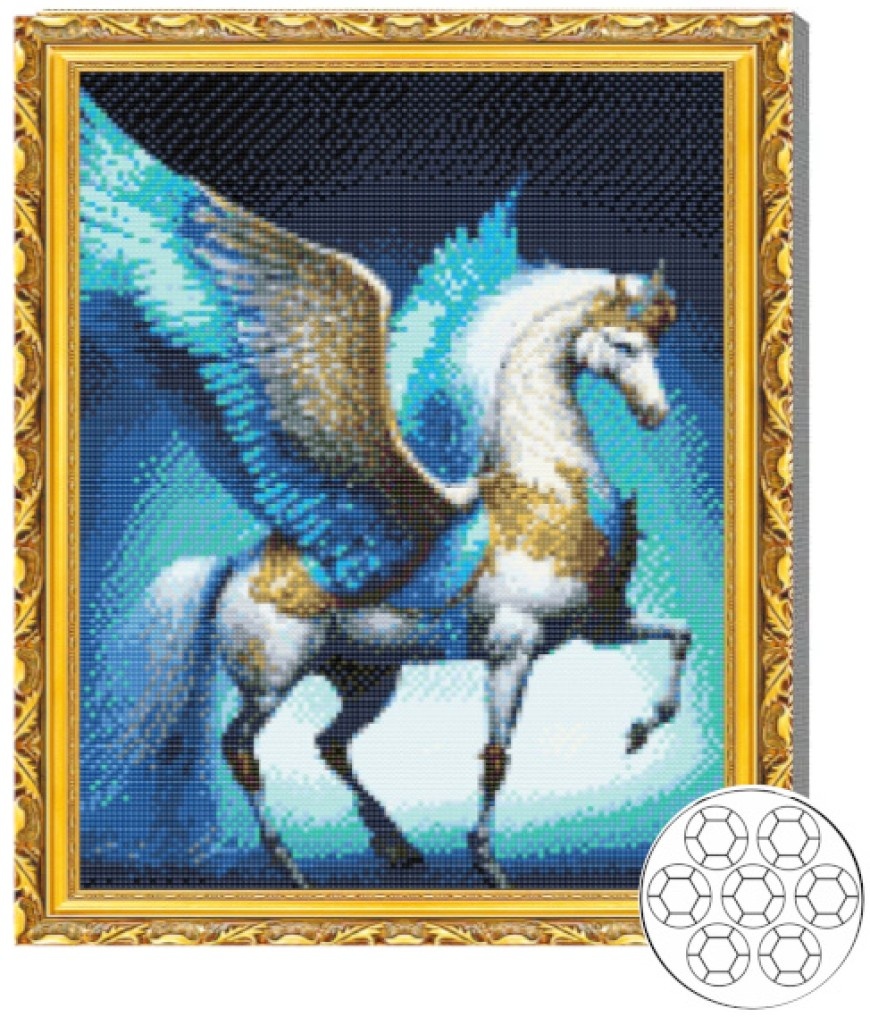 Mozaic cu diamante Art Gallery Premium Warlike Pegasus 40x50cm (GA84767)