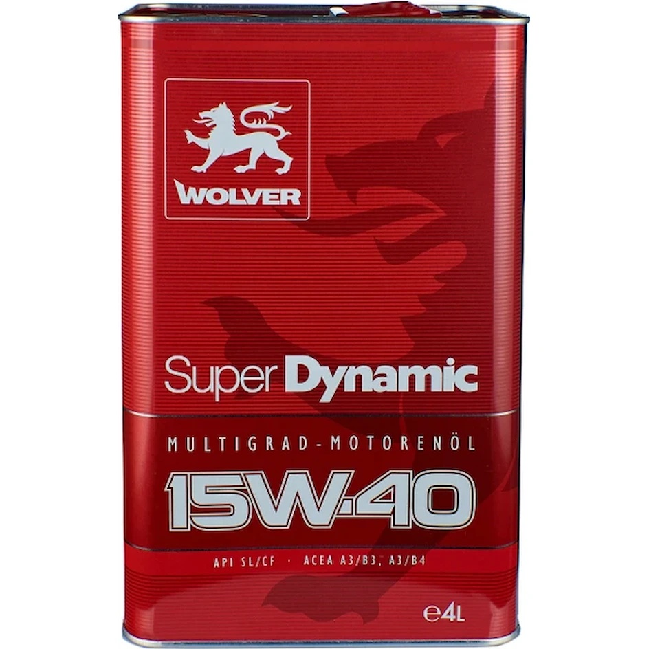 Ulei de motor Wolver Super Dynamic SL CF 15W-40 4L Metal