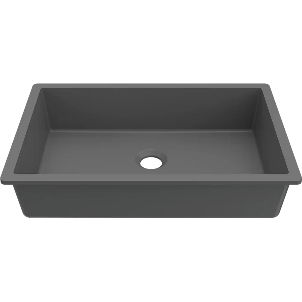 Chiuvetă de bucătărie Elleci Intenso Quadro 04830 Dual Mount Gray (BDIQU048GR30)