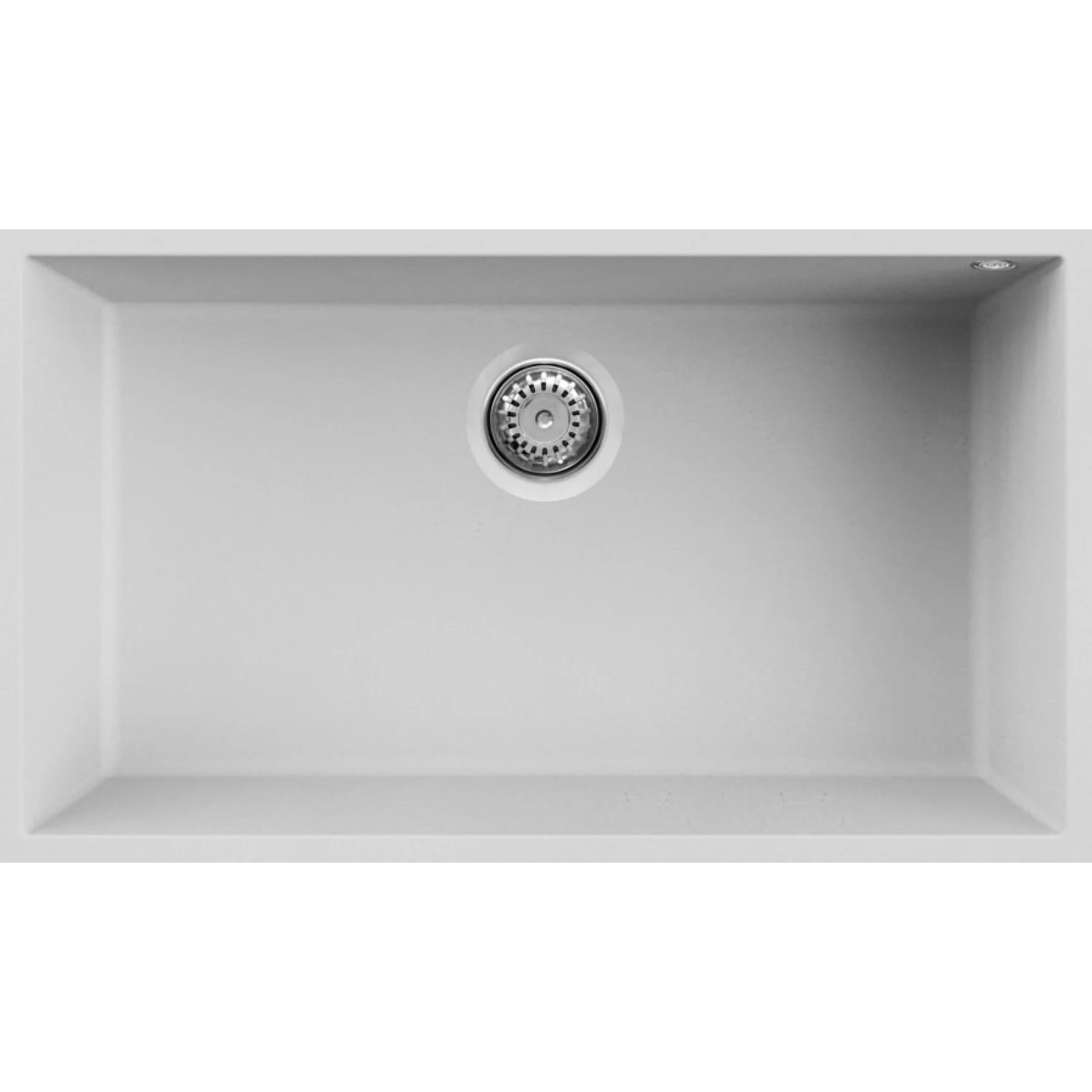 Chiuvetă de bucătărie Elleci Quadra 130 68 Bianco (LGQ13068)