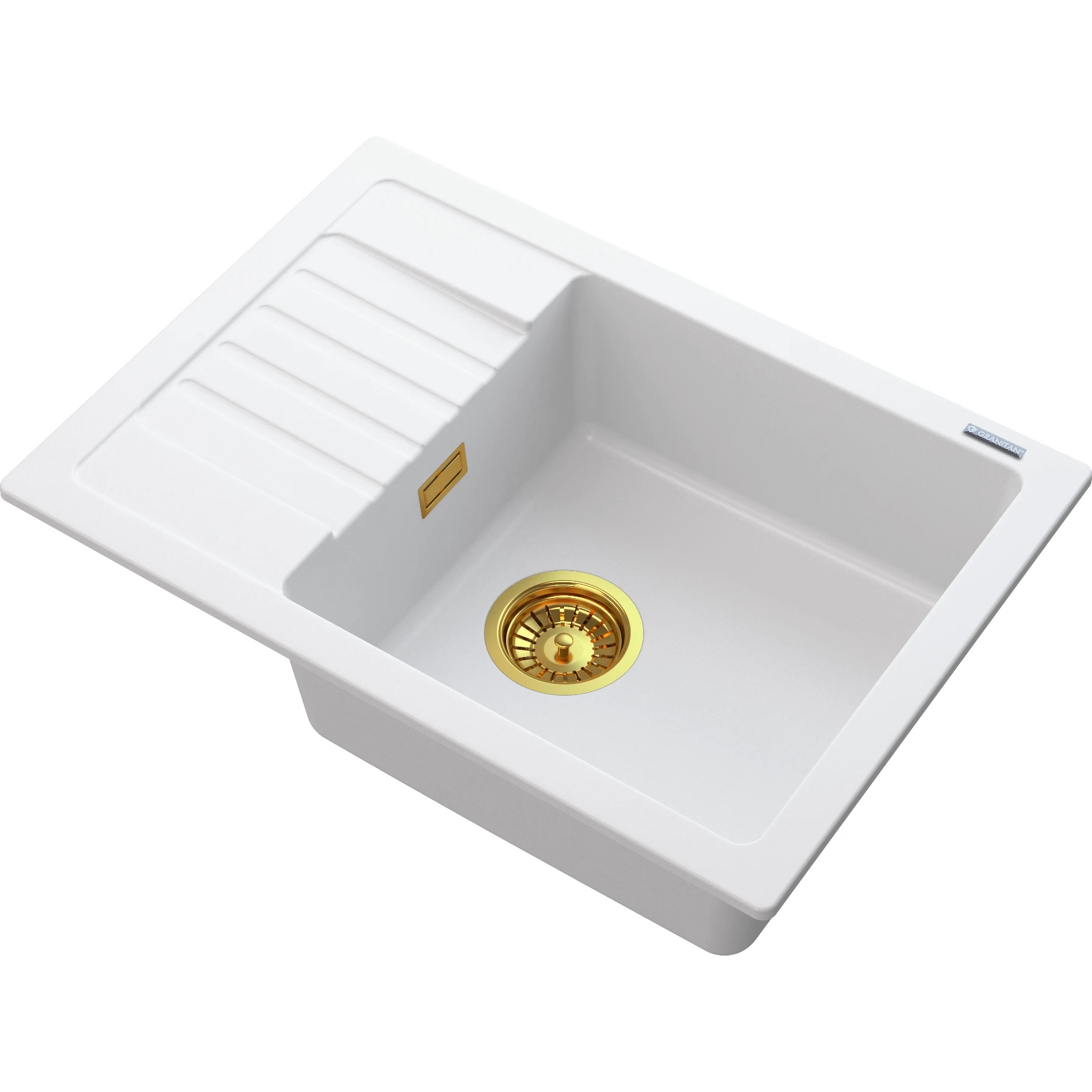 Chiuvetă de bucătărie Granitan Argos White (07278001032)