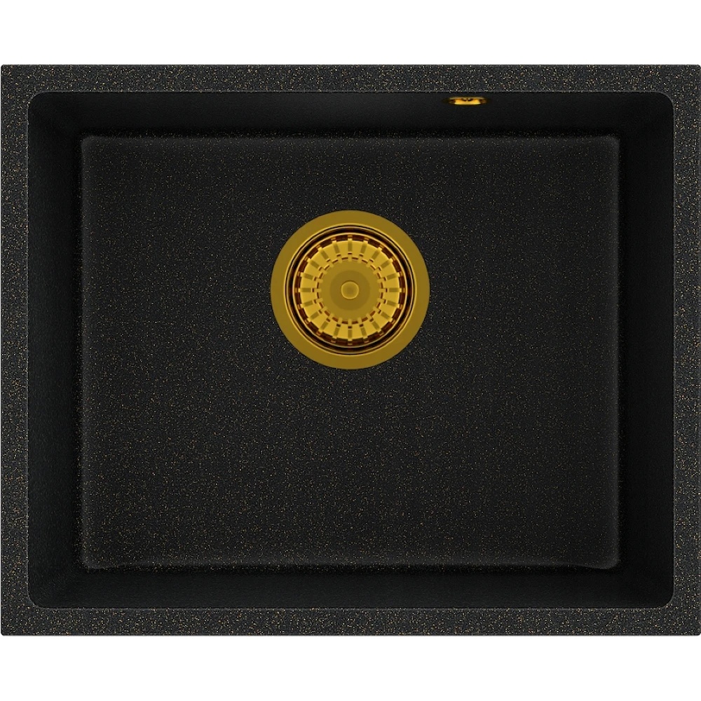 Chiuvetă de bucătărie Granitan MANADO 50 460x375mm BLACK GOLD (07278001051)