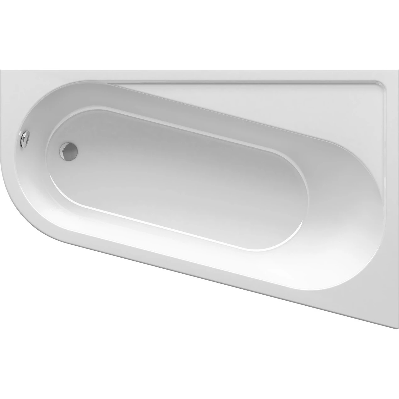 Cadă de baie Ravak Chrome Corner 170x105 Right (CA41000000)