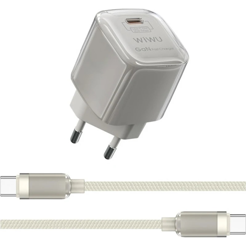 WiWU Wi-U017 Type-C to Type-C Plug Titanium